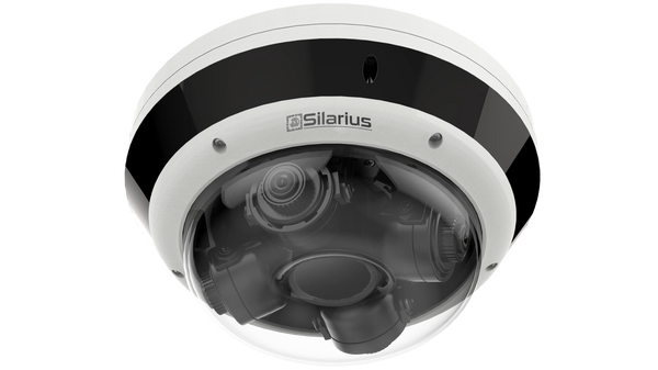 Silarius Pro Series SIL-MSD16MP288 16MP Outdoor Multisensor Network Dome Camera with Four 2.8-8mm Lenses & Night Vision