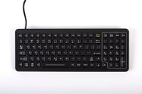 iKey SLK-101-8L-USB Rugged mobile keyboard, 8 levels of