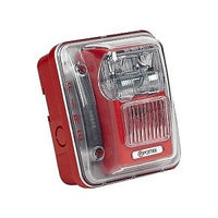 Potter SLP-24WR-WP Outdoor Low Profile Strobe, Red