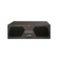 Speco N128NR320TB 128-Channel 8K H.265 NVR with Smart Analytics, 320TB Storage, Black