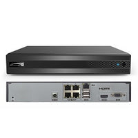 Speco N4NRV1TB 4-Channel NVR with 4 Built-In PoE Ports 1TB HDD