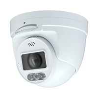 Speco O8TDD2M 8MP IP Turret Camera, 2.8-12mm Lens Camera, AI, White