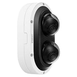 Hanwha PNM-7082RVD/KEX Series x 2MP Outdoor IR Multi-Directional Dome IP Camera, 3-6mm Motorized Varifocal Lens, White, TAA Compliant