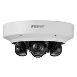 Hanwha PNM-9084QZ1/KUS Series x 2MP Multi-Directional PTRZ IP Camera, 3-6mm Motorized Varifocal Lens, White, TAA Compliant