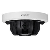Hanwha PNM-9084RQZ1/KUS Series x 2MP Multi-Directional PTRZ IP Camera, 3.2-10mm Motorized Varifocal Lens, White, TAA Compliant