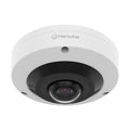 Hanwha HCF-8011RV HD+ Series 5MP IR Wisenet HD+ Outdoor Fisheye Camera, 1.16mm Fixed Lens