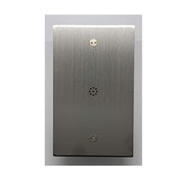 Hanwha HNW-SS-806 Line Level Wall Mounted Microphone, Stainless Steel