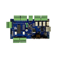 Hanwha NOP-RI2MS OnCAFE Reader Expansion Panel, (2) Wiegand / OSDP Reader Ports, (6) High Precision Supervised Alarm Inputs, (2) Unsupervised Dedicated Inputs, (4) Form-C Relay Outputs