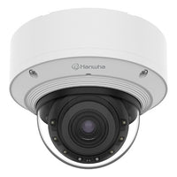 Hanwha PND-A9082RV 8MP IR Indoor Vandal Dome AI Camera, 5.9-13.3mm Varifocal Lens, White