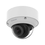 Hanwha QNV-C9083R Q-Series 4K AI IR Vandal Dome Camera 3.2-10.2mm Motorizes Varifocal Lens, White