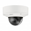 Hanwha XNV-9083R/KEX Series 4K Outdoor IR Vandal Dome IP Camera, 4.4-9.3mm Motorized Varifocal Lens, White, TAA Compliant