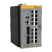 Hanwha HV-IE340-20GP-980 16x Gigabit Ethernet PoE++ 240W Industrial Rugged Switch, 240W