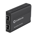 Cleerline SSF-SFP-SFP-CON10G-EU 1 x SFP+ to 1 x SFP+ 10 Gb Ethernet Fiber Optic Media Converter