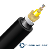 Cleerline 6ACS50125OM3PE SSF 6 Strand OM3, Armored Direct Burial Micro Distribution Loose Tube, PE/OSP/Burial - 1000ft Spool