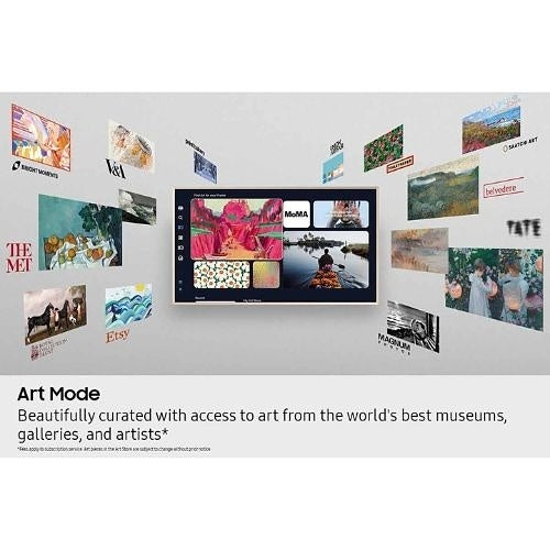 Samsung The Frame Pro QN85LS03FWFXZA 85" LS03FWF Series Neo QLED 4K , 3840 x 2160, 120 Hz, Wi-Fi, RS-232c