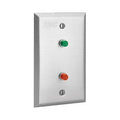 SDC 400U-LT1 400-L Series Single Gang Visual Monitoring Station, (1) Tri-Color LED, Stainless Steel