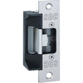 SDC 45-4SU UniFLEX 45 Series 5/8" Latchbolt Electric Strike with 4-7/8" Square Corner Stainless-Steel Faceplate, Dull Stainless
