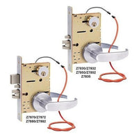 SDC Z7850LQR Z7800 Series Electrified Mortise Lockset, Failsecure, L Lever, QR Finish