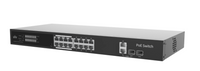 Uniview NSW3000-17GT1GP1GC-POE-IN 19-Port Cloud Managed PoE Switch – 16× Gigabit PoE, 1× Gigabit RJ45, 1× SFP, 1× Combo, 250W PoE Budget