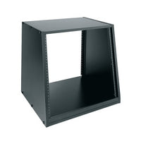 Middle Atlantic 2-10M Slim 2 10U Sloped Desktop 4-Post Standing Rack, Wood Floor