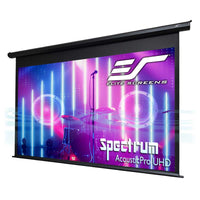 Elite Screens ELECTRIC135H2-AUHD Spectrum AcousticPro UHD Series 135" Electric Wall / Ceiling Screen, RC1