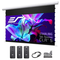 Elite Screens STT138XH-CLR5 Starling Tab-Tension CLR 5 Series Ultra-Short Throw Front Projection Screen, 138"