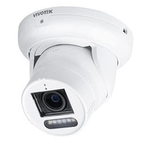 VIVOTEK IT9399-HTVW 4K AI Deterrence Turret Camera P-Iris Motorized Lens with Dual-Light and Integrated Speaker