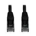 Tripp Lite N261-050-BK CAT6A 10G Snagless Molded UTP Ethernet Cable (RJ45 M/M), PoE, 50' (15.2m), Black