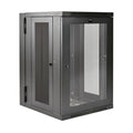 Eaton Tripp Lite SRW18USDPG SmartRack UPS-Depth Wall Mount Half-Height Rack Enclosure with Clear Acrylic Window and Hinged Back, 24.5" (62cm), 250lb (113.4kg), 18U