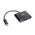 Eaton Tripp Lite U444-06N-H4UB-C USB-C to HDMI 4K Adapter with USB-A Port and PD Charging, HDCP, Black