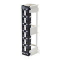 Eaton Tripp Lite N250-012-6A-OF CAT6a 12-Port Wall-Mount Patch Panel with Offset Ports, PoE+ Compliant