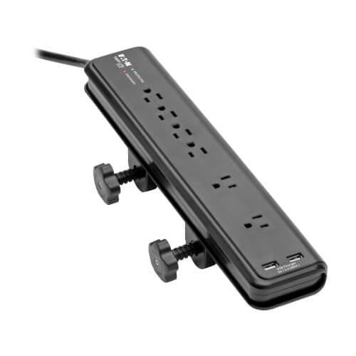 Eaton Tripp Lite TLP606DMUSB Protect It 6-Outlet Clamp-Mount… – Silarius