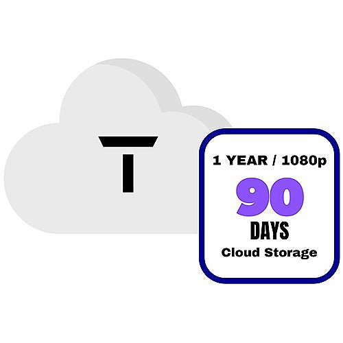 Turing Video TV-FHDCS90 1080p 90 Days of Turing Vision VSaaS Cloud Storage, Year