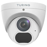 Turing Video TP-MED5M28 SMART Series TwilightVision 5MP IR Turret IP Camera, 2.8mm Lens, White