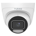 Turing Video TP-MED5MA28C SMART Series 5MP VibrantView+ Turret Camera, 1/1.8" CMOS, 2.8mm Lens, White