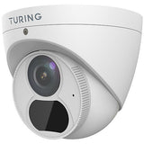 Turing Video TP-MED8M28 SMART Series 8MP IR Turret IP Camera, 2.8mm Lens, White