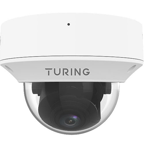 Turing Video TP-MMD4MV2 SMART Series TwilightVision 4MP IR Zoom Dome IP Camera, 2.7-13.5mm Motorized Varifocal Lens, White