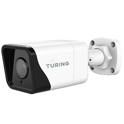 Turing Video TI-NFB044 ADVANTAGE Series 4MP IR Bullet IP Camera, 4mm Lens, White