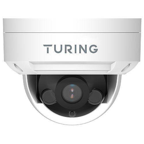 Turing Video TI-NFD044 ADVANTAGE Series 4MP IR Dome IP Camera, 4mm Fixed Lens, White