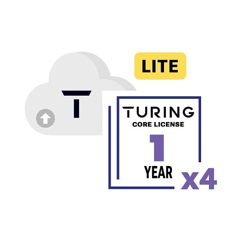 Turing Video TV-UC1Y4 Lite Series Kit, Software Upgrade Bundle with (1) Turing Bridge and (4) Premium 1-Year Licenses