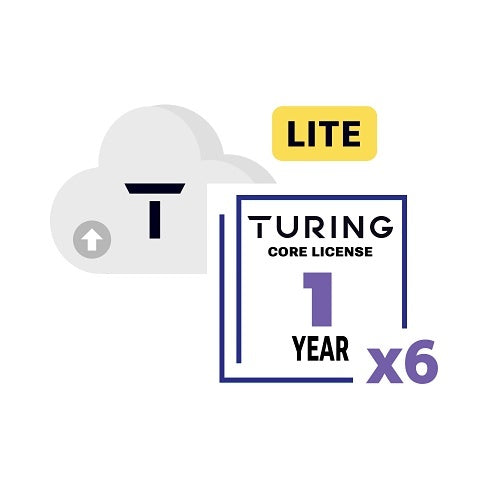 Turing Video TV-UC1Y6 Lite Series Kit, Software Upgrade Bundle with (1) Turing Bridge and (6) Premium 1-Year Licenses