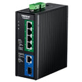 TRENDnet TI-BG50611 6-Port Industrial 2.5G PoE++ DIN-Rail Switch with 10G Ports