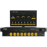 SurgeX SX-DSP-129 Defender Series Power Management, Universally Mountable Unit Enclosed in Magnetic Shielding Steel