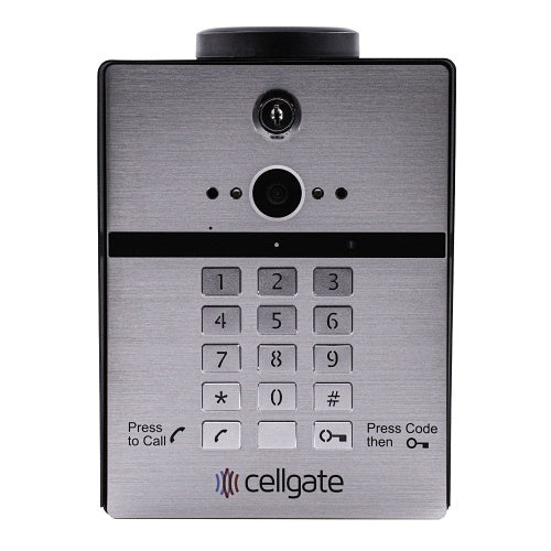 Cellgate AA1TP-ATT W410 ATT Smart Telephone Entry System for Single Family Homes or Commercial Applications, Pedestal-Mount, TrueCloud Connect Cloud Based Integration