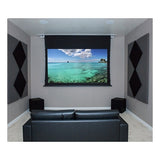 Dragonfly DFRM-TAB-100-MW 100" Recessed Motorized Matte White Non Tab Tension Projection Screen (16:9)
