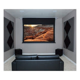Dragonfly DFRM-TAB-100-UW 100" Recessed Motorized Tab Tension Ultra White Projection Screen
