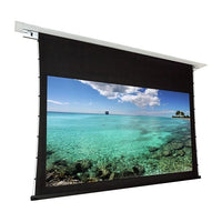 Dragonfly DFRM-TAB-110-MW 110" Recessed Motorized Matte White Non Tab Tension Projection Screen (16:9)