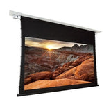 Dragonfly DFRM-TAB-120-UW 120" Recessed Motorized Tab Tension Projection Screen, Ultra White
