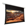 Dragonfly DFRM-TAB-130-UW 130" Recessed Motorized Tab Tension Projection Screen, Ultra White
