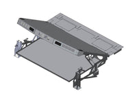 Havis PKG-TTP-INUT-1201-4 Premium Package-Raised Fold-Up Equipment Tray and Cargo Plate With 200 Lbs Lift Struts For 2020-2023 Ford Interceptor Utility